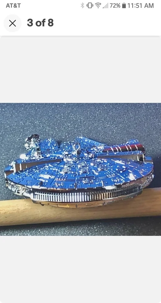 Millennium Falcon ornament, 2021 Hallmark new in Box.